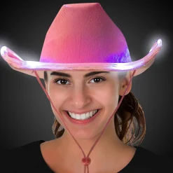 Sale Windy City Novelties LED Pink Iridescent Cowboy Hat