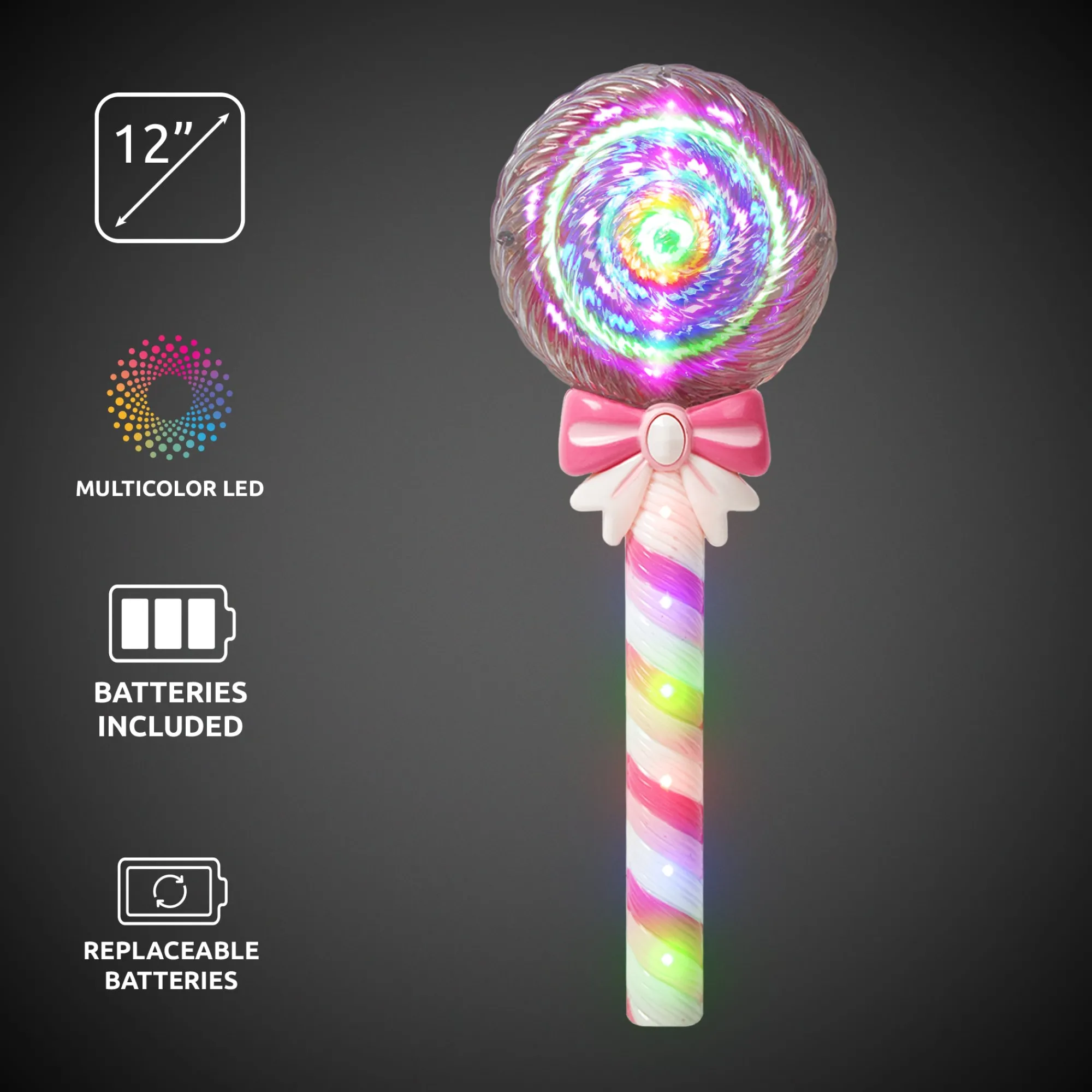 Sale Windy City Novelties LED Pink Lollipop Wand