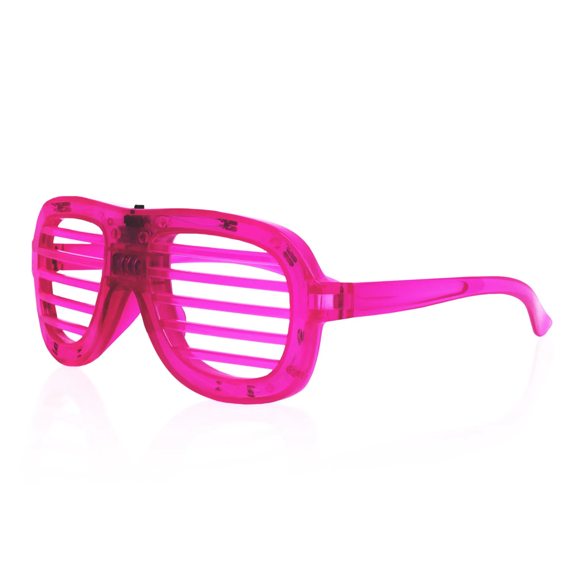 Windy City Novelties LED Slotted Glasses Pink