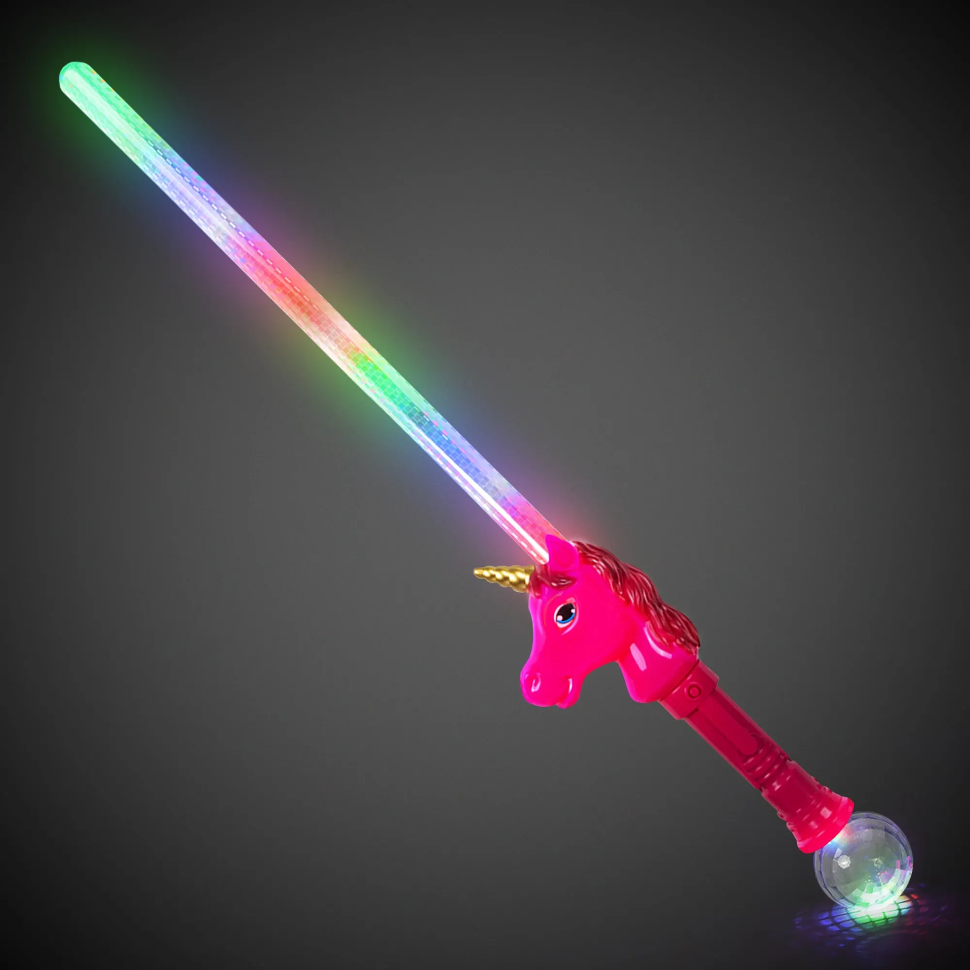 Clearance Windy City Novelties LED Pink Unicorn Sword