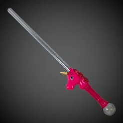Clearance Windy City Novelties LED Pink Unicorn Sword
