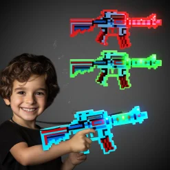 Windy City Novelties LED Pixel Machine Guns with Sound