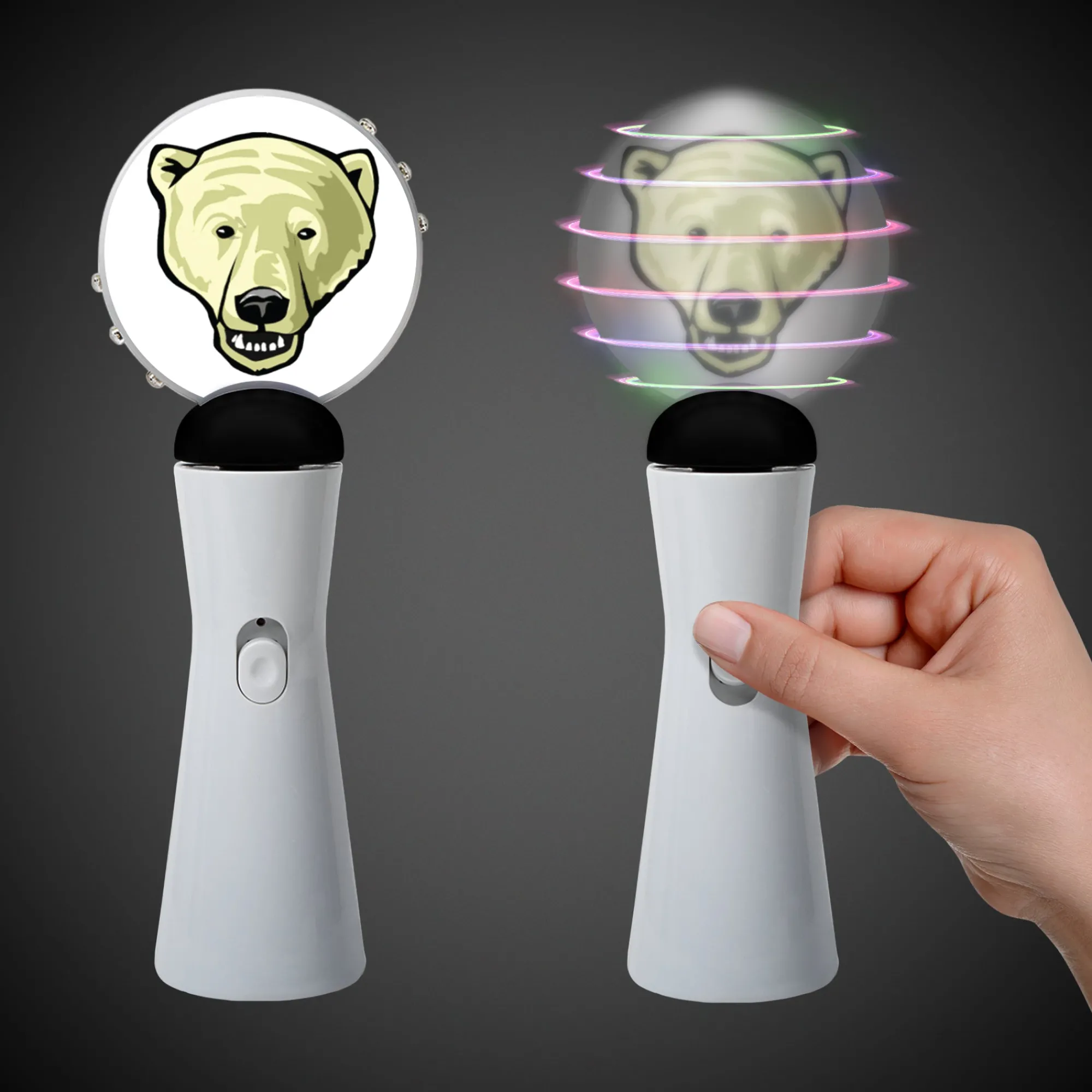 Outlet Windy City Novelties LED Polar Bear Coin Spinner Wand