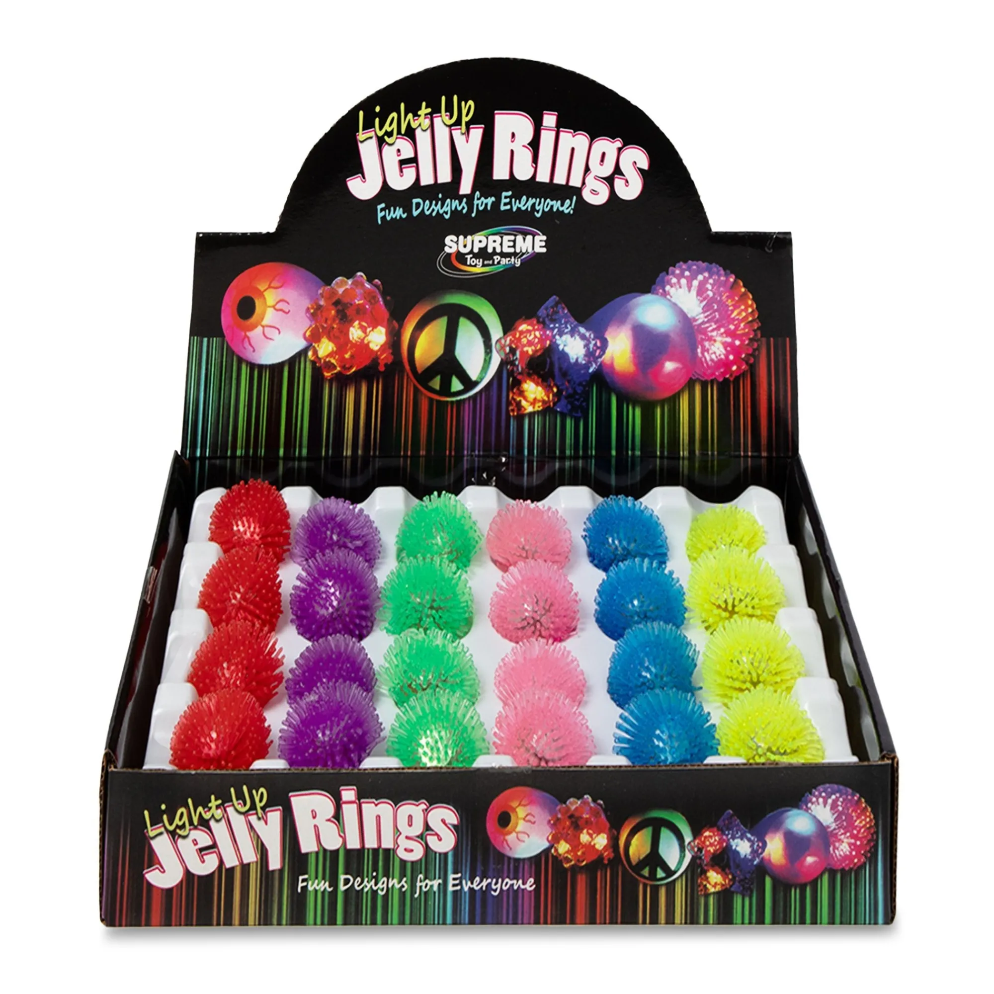 Hot Windy City Novelties LED Porcupine Jelly Rings