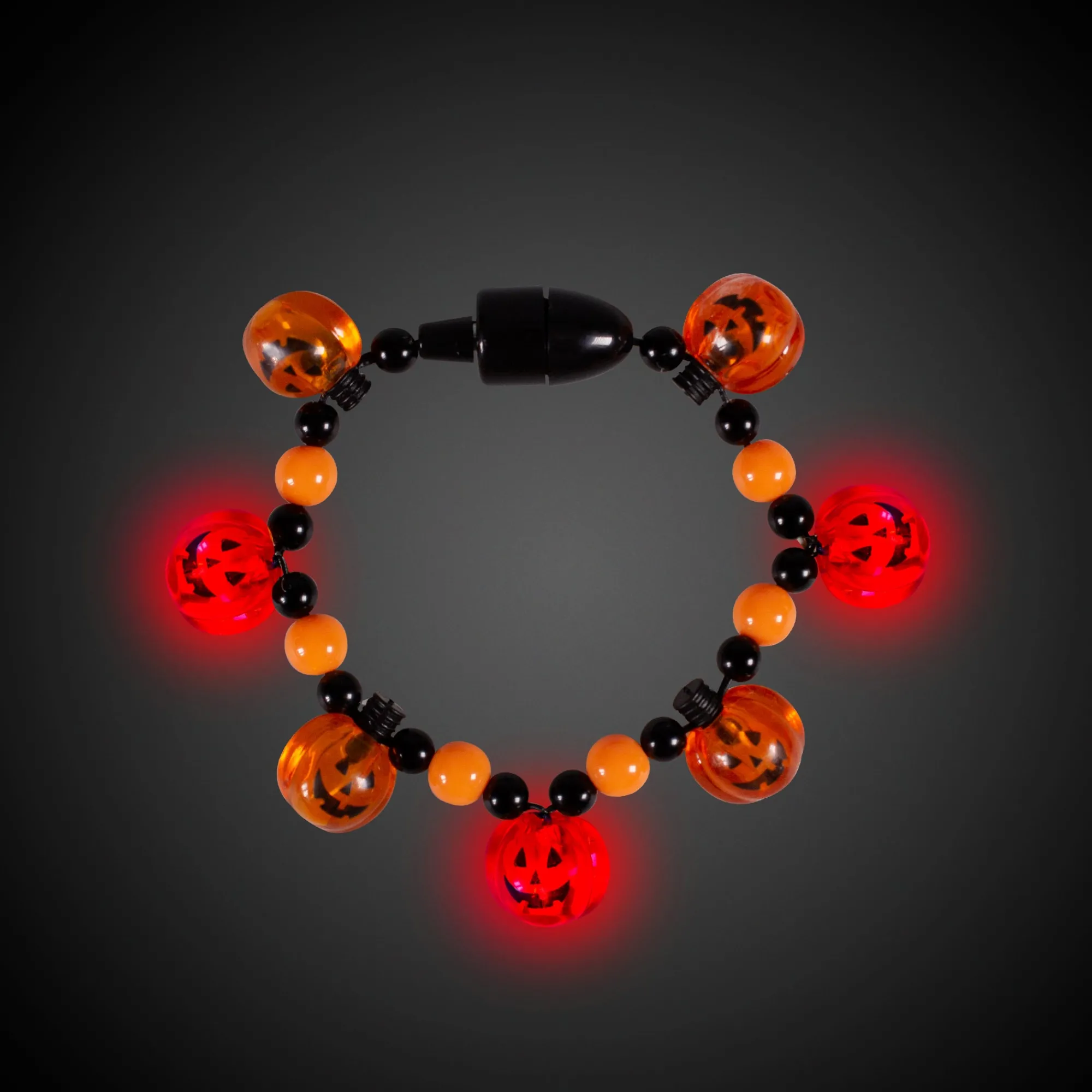 Hot Windy City Novelties LED Pumpkin Bead Bracelet