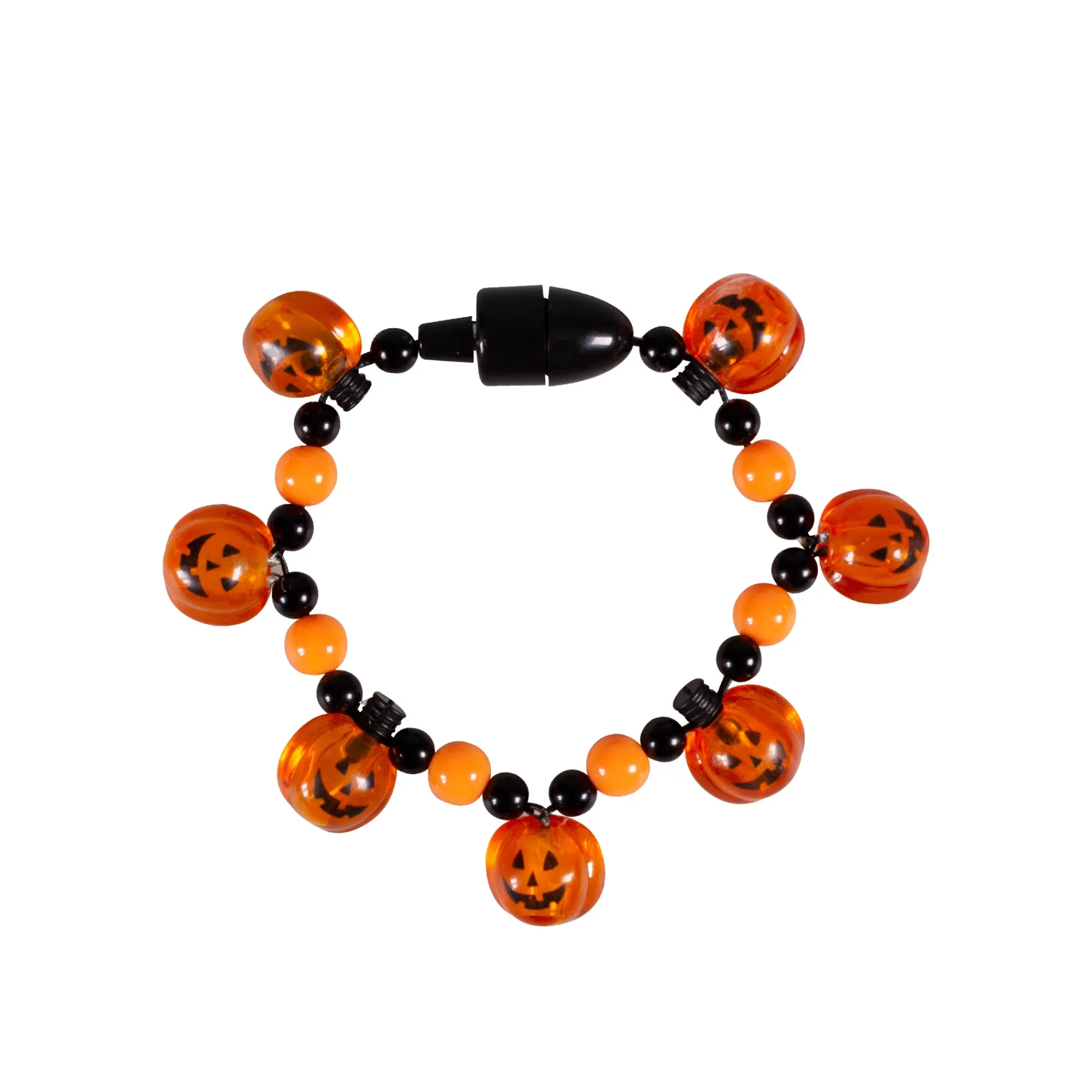 Hot Windy City Novelties LED Pumpkin Bead Bracelet