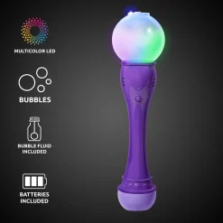 Windy City Novelties LED Bubble Wand Purple