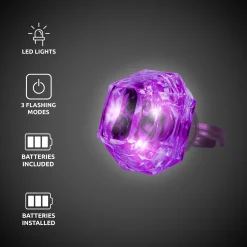 Discount Windy City Novelties LED Diamond Ring Purple