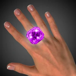 Discount Windy City Novelties LED Diamond Ring Purple