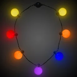 Best Windy City Novelties LED Ball Necklace Rainbow