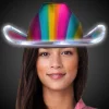 Outlet Windy City Novelties LED Rainbow Cowboy Hat