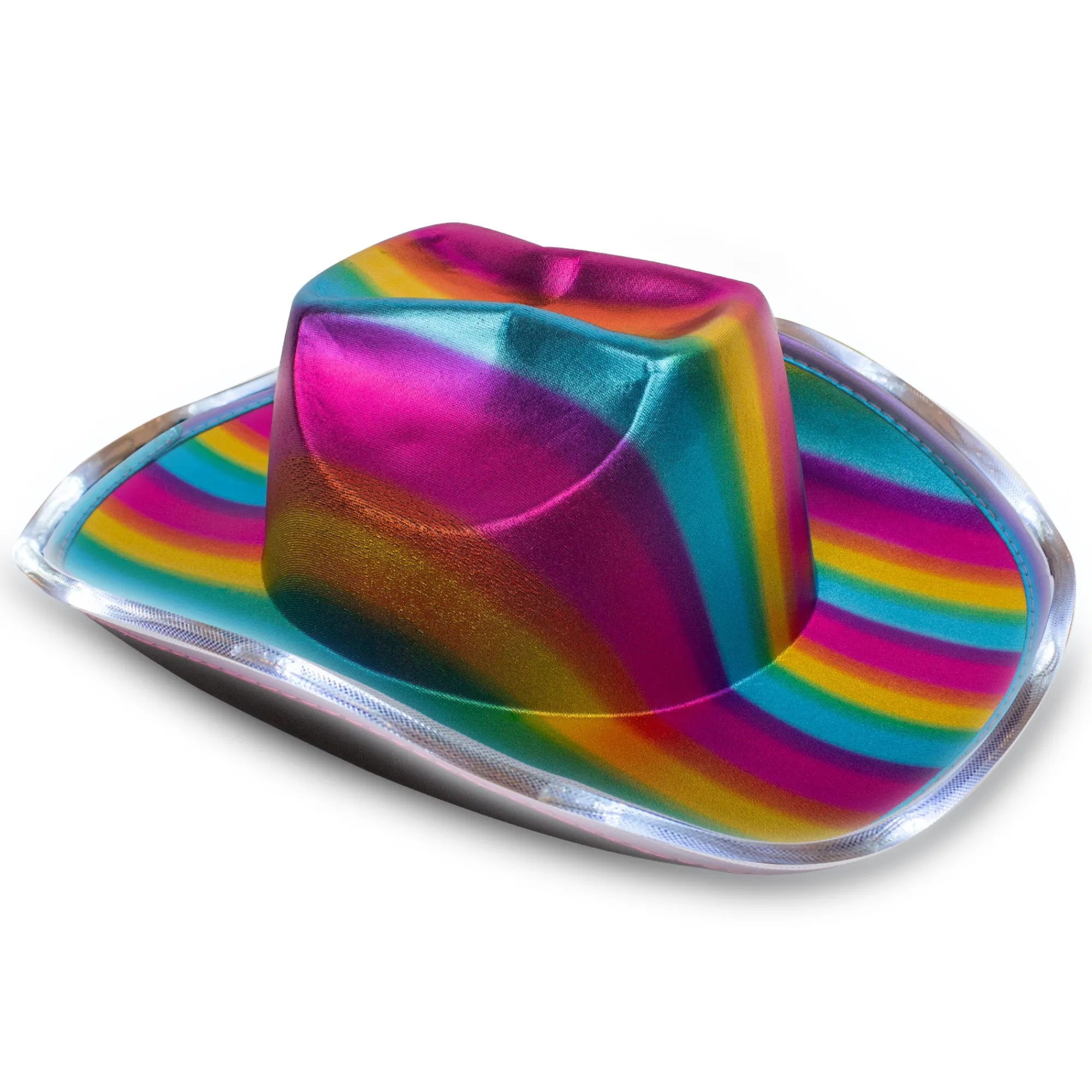 Outlet Windy City Novelties LED Rainbow Cowboy Hat