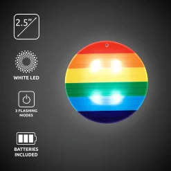 Clearance Windy City Novelties LED Rainbow Pride Medallion