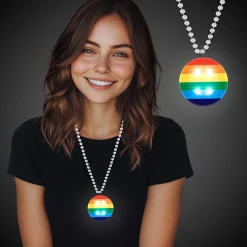 Clearance Windy City Novelties LED Rainbow Pride Medallion