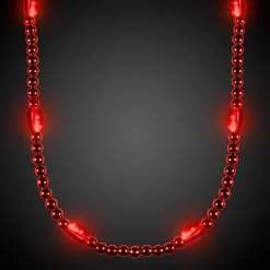 Online Windy City Novelties LED 30" Beaded Necklace Red