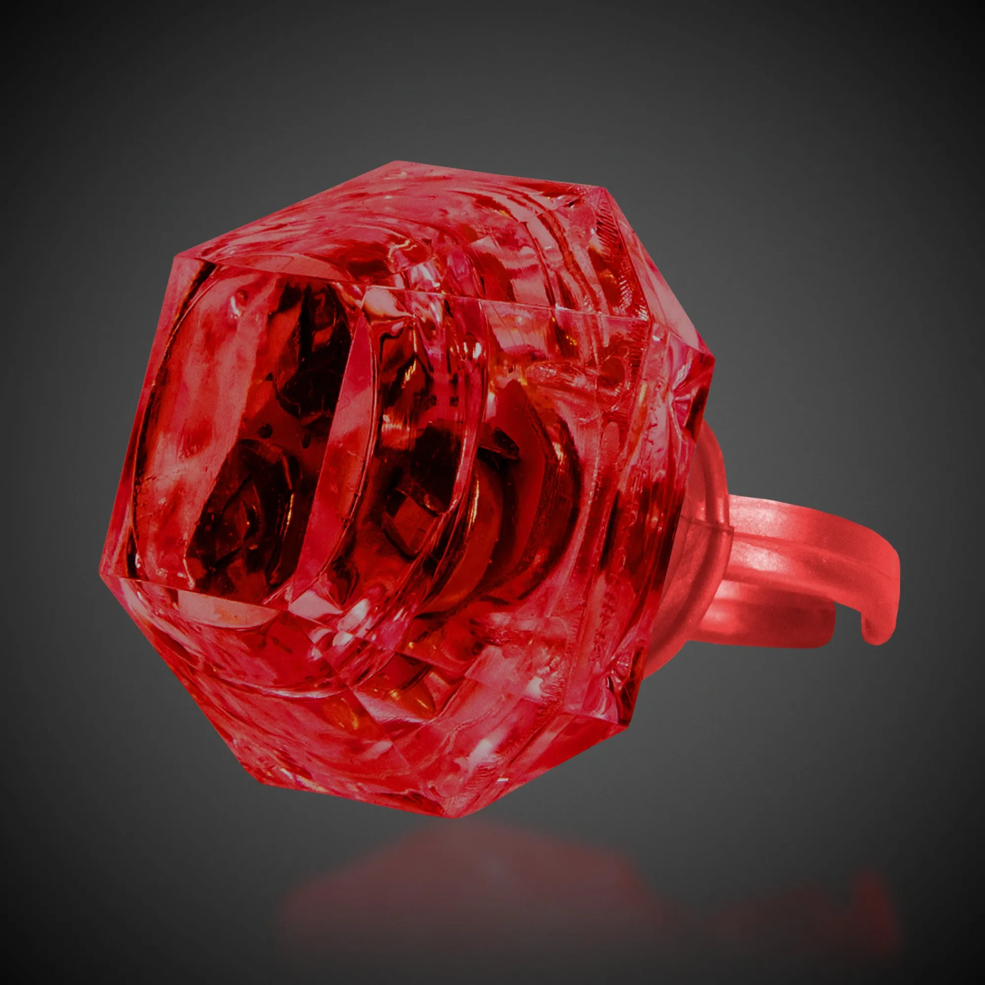Clearance Windy City Novelties LED Diamond Ring Red