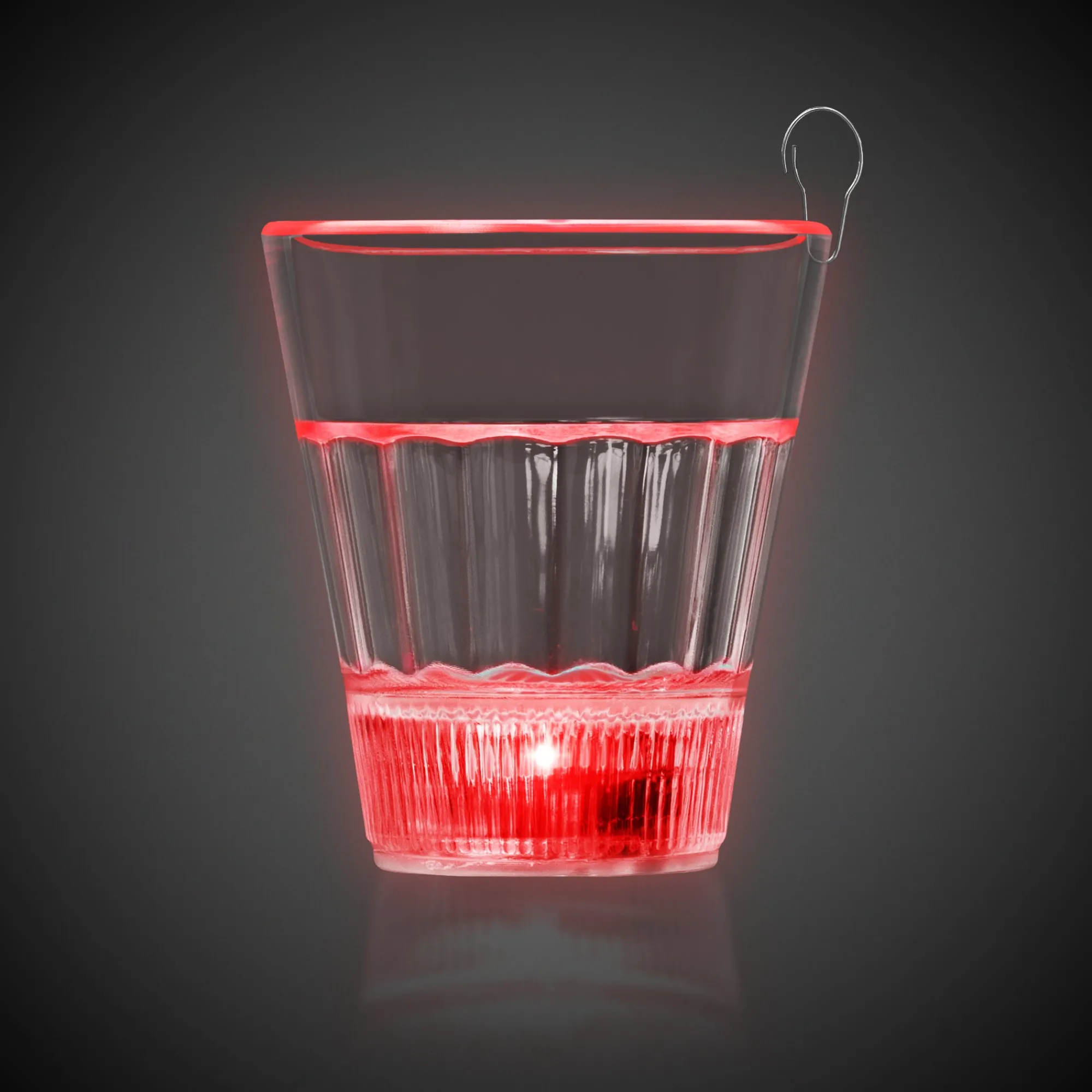Hot Windy City Novelties LED 2 oz. Shot Glass with Clip Red