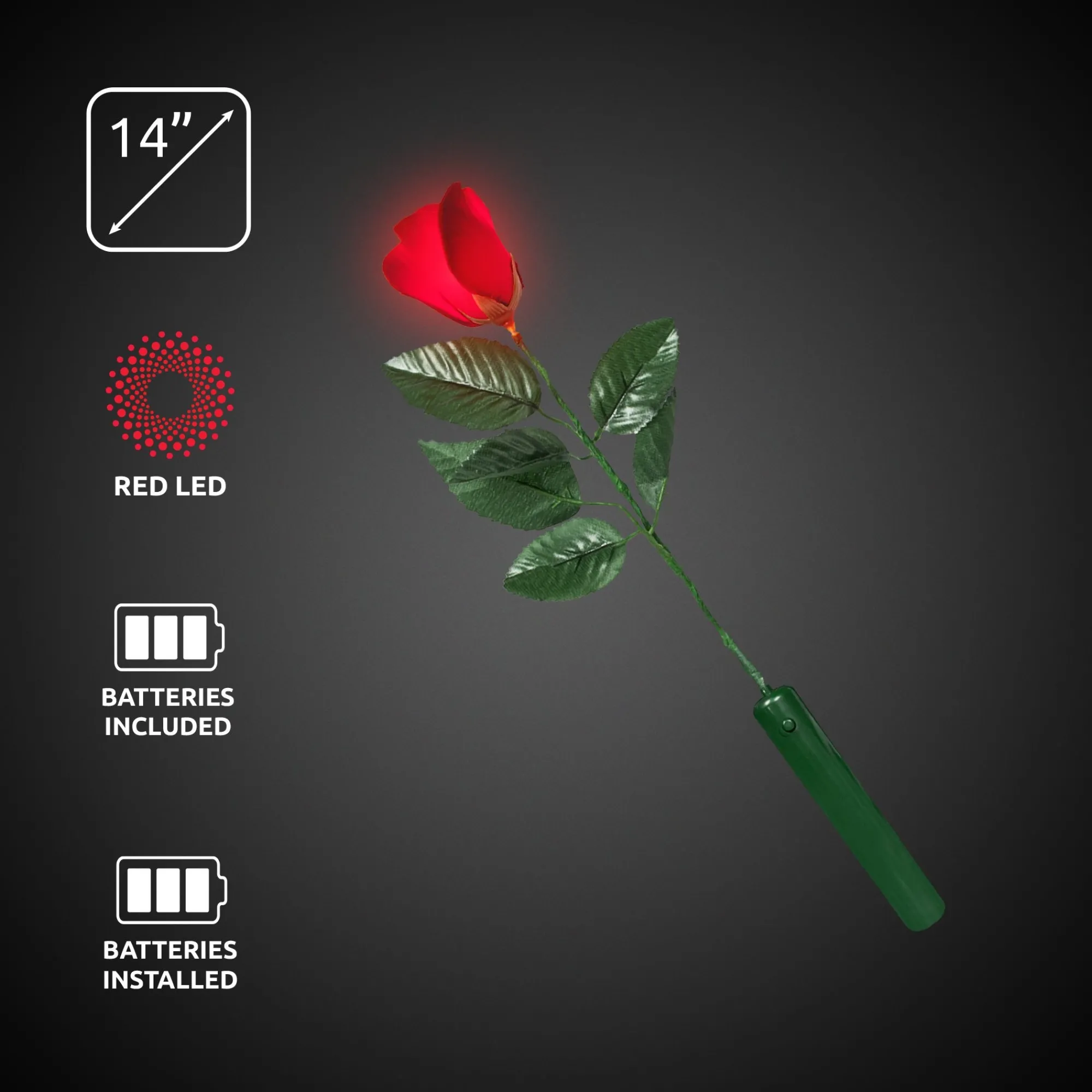 Best Windy City Novelties LED Red Roses