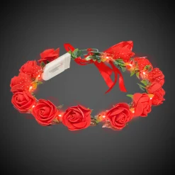 New Windy City Novelties LED Red Roses Halo Headband