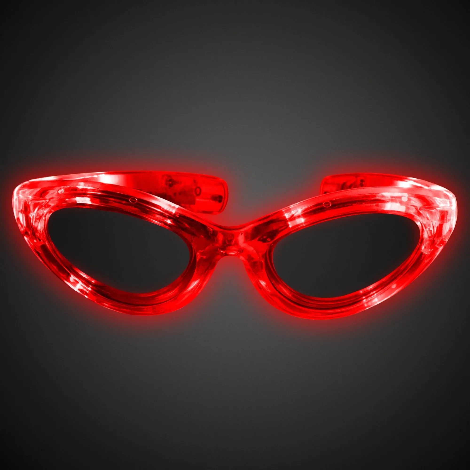 Sale Windy City Novelties LED Sunglasses Red