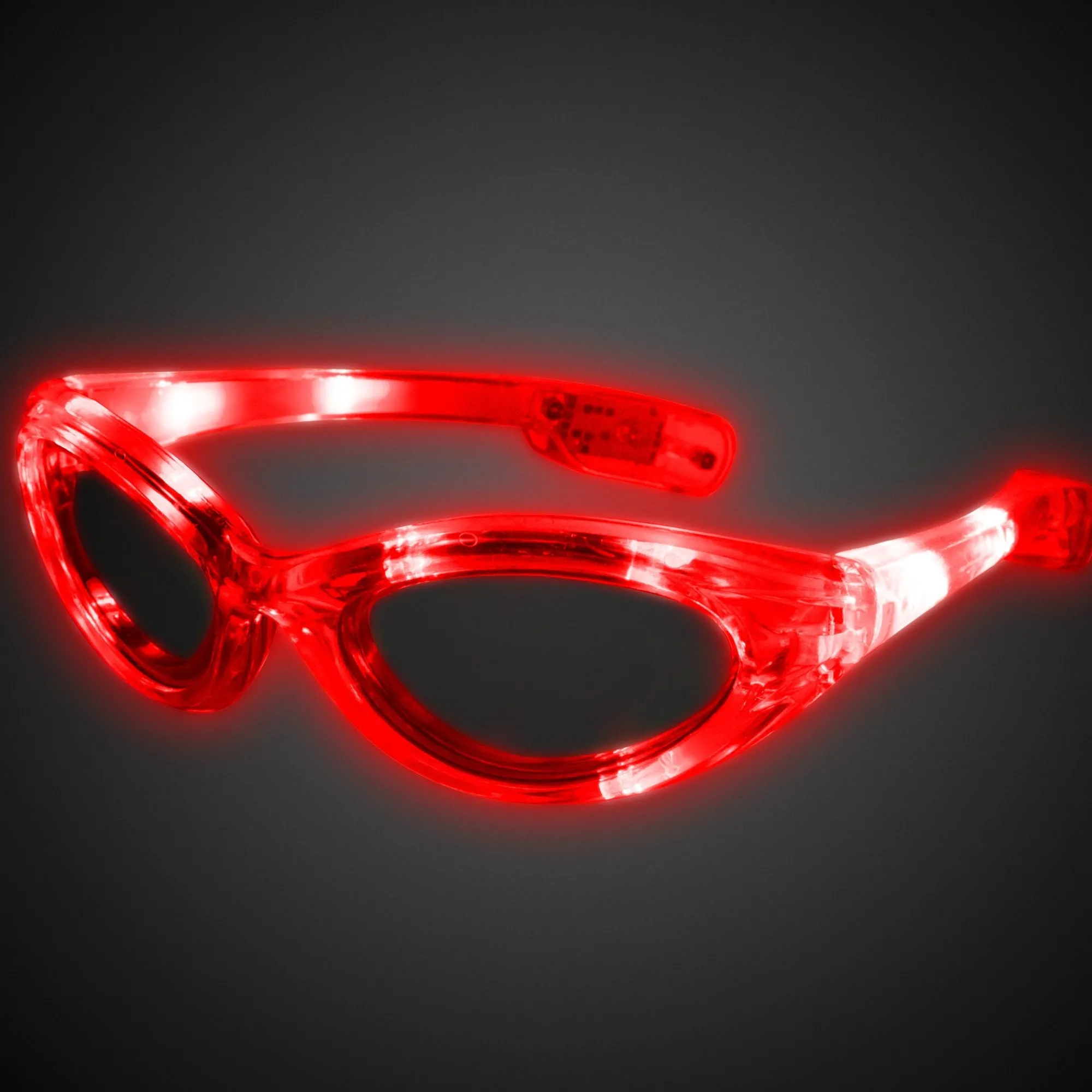 Sale Windy City Novelties LED Sunglasses Red