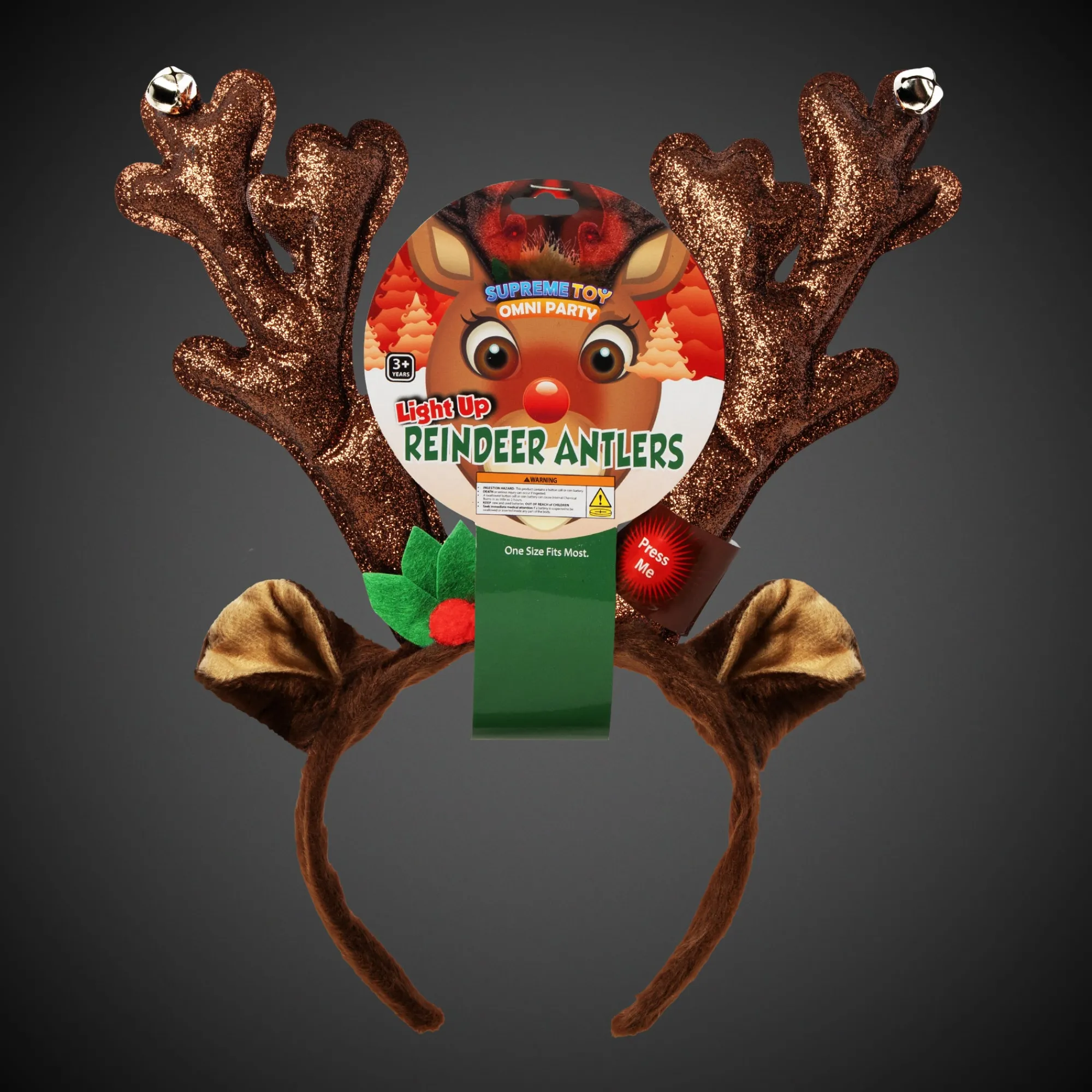 Online Windy City Novelties LED Reindeer Antlers Headband