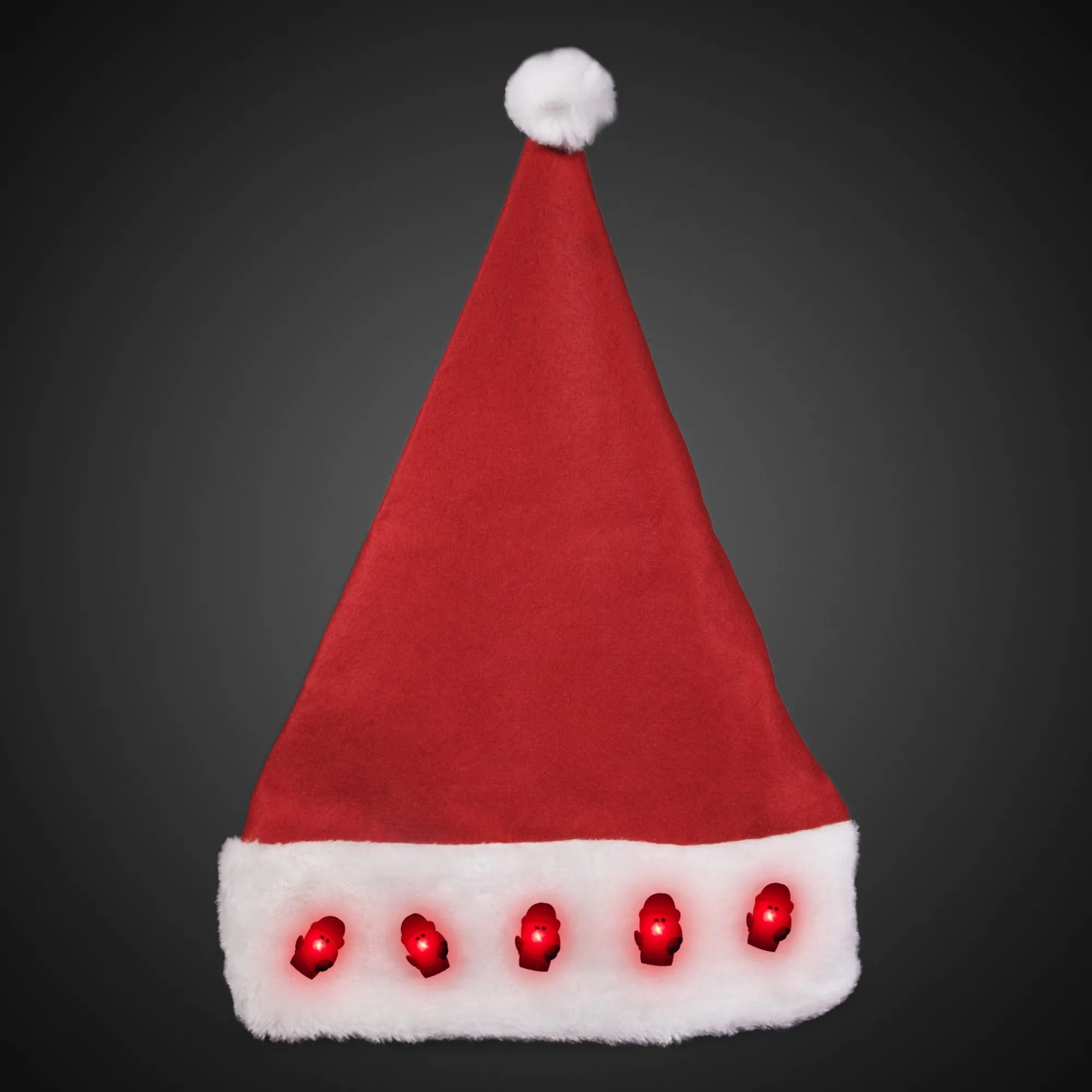 Outlet Windy City Novelties LED Santa Hat