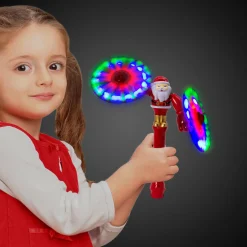 Hot Windy City Novelties LED Santa Swivel Arms Spinner Wand