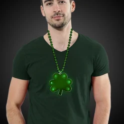 Outlet Windy City Novelties LED Shamrock Bead Necklace