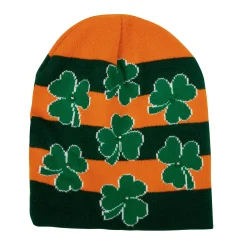 Windy City Novelties LED Shamrocks Knit Beanie