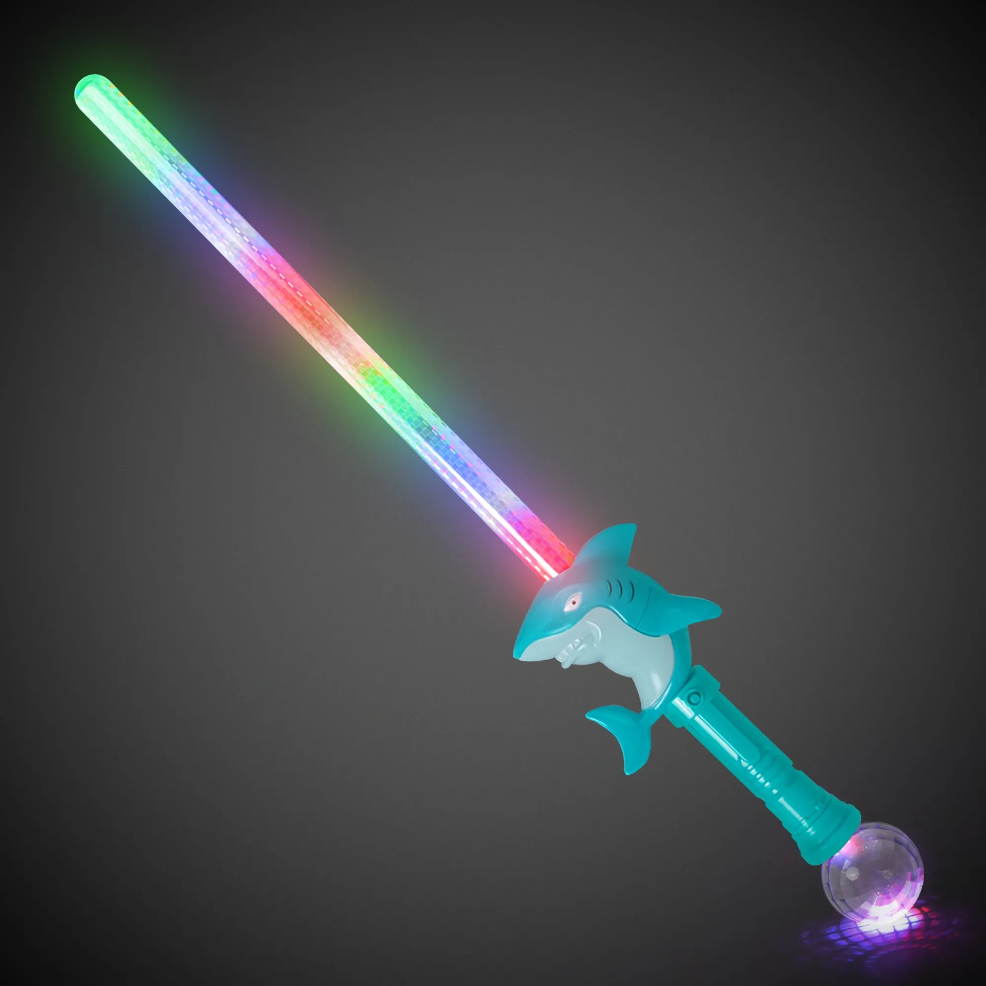 Windy City Novelties LED Shark Sword with Prism Ball
