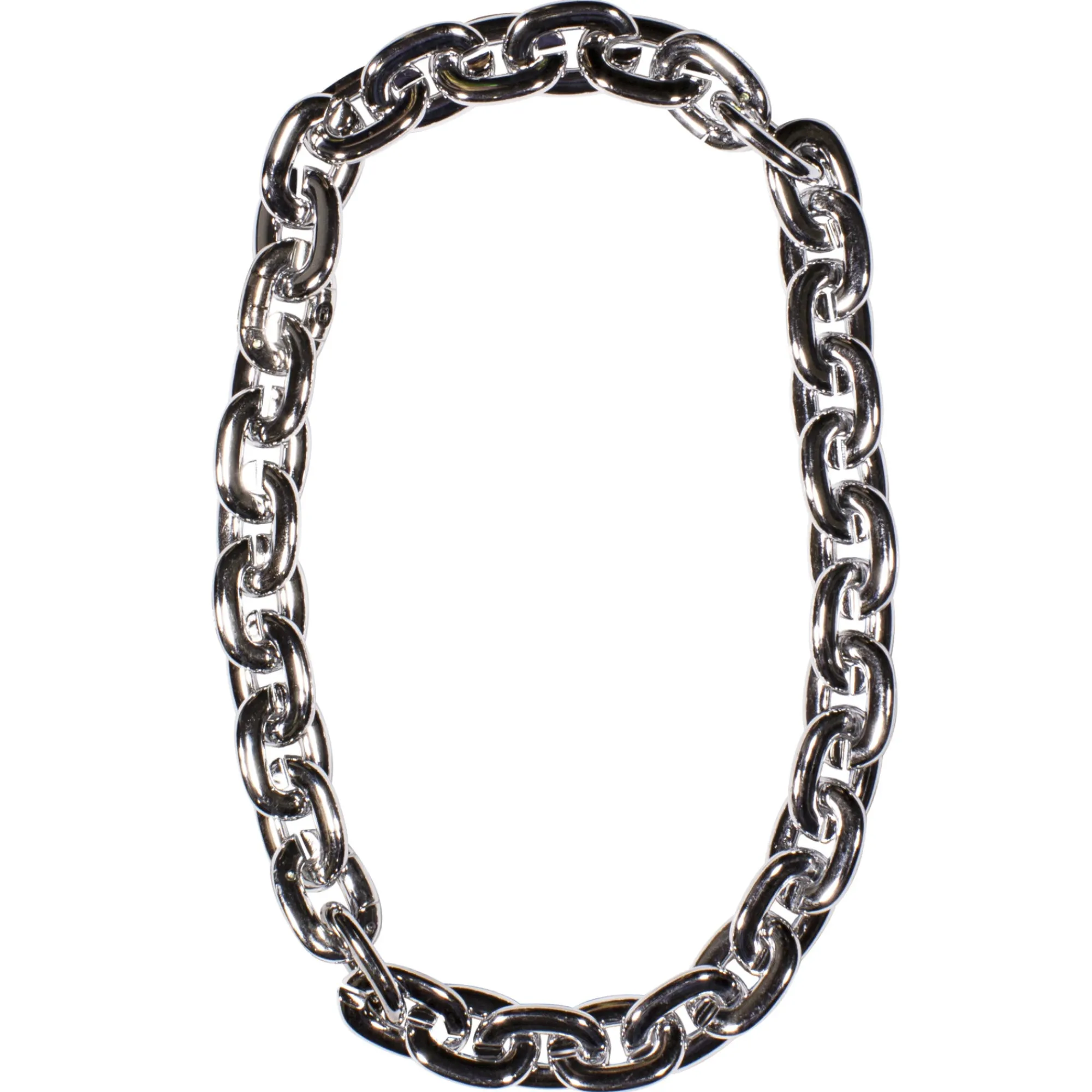 Hot Windy City Novelties LED Chain Link Necklace Silver