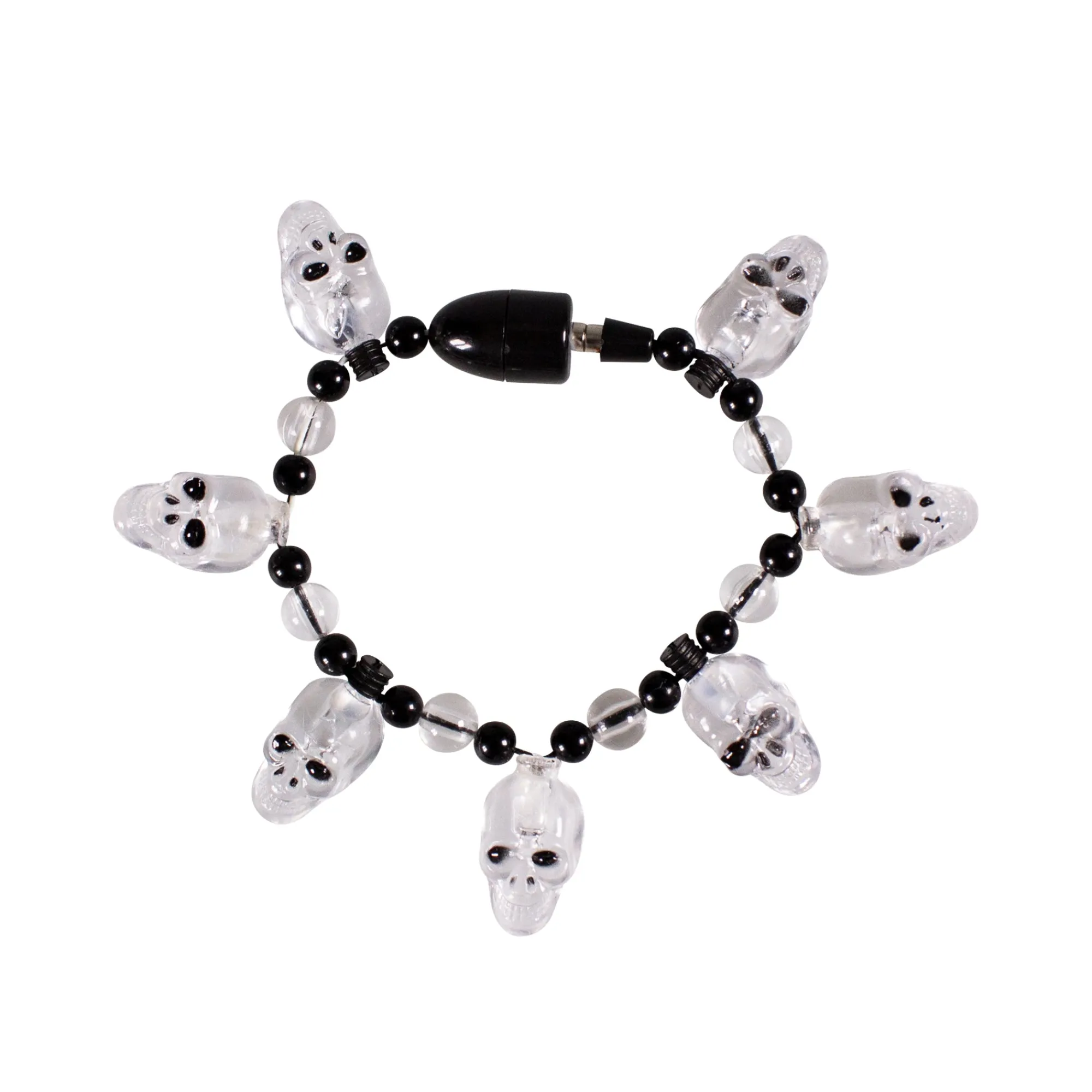 Windy City Novelties LED Skull Bead Bracelet