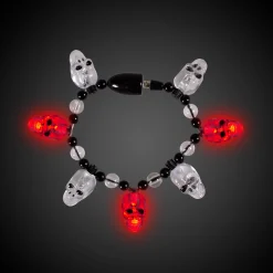 Windy City Novelties LED Skull Bead Bracelet