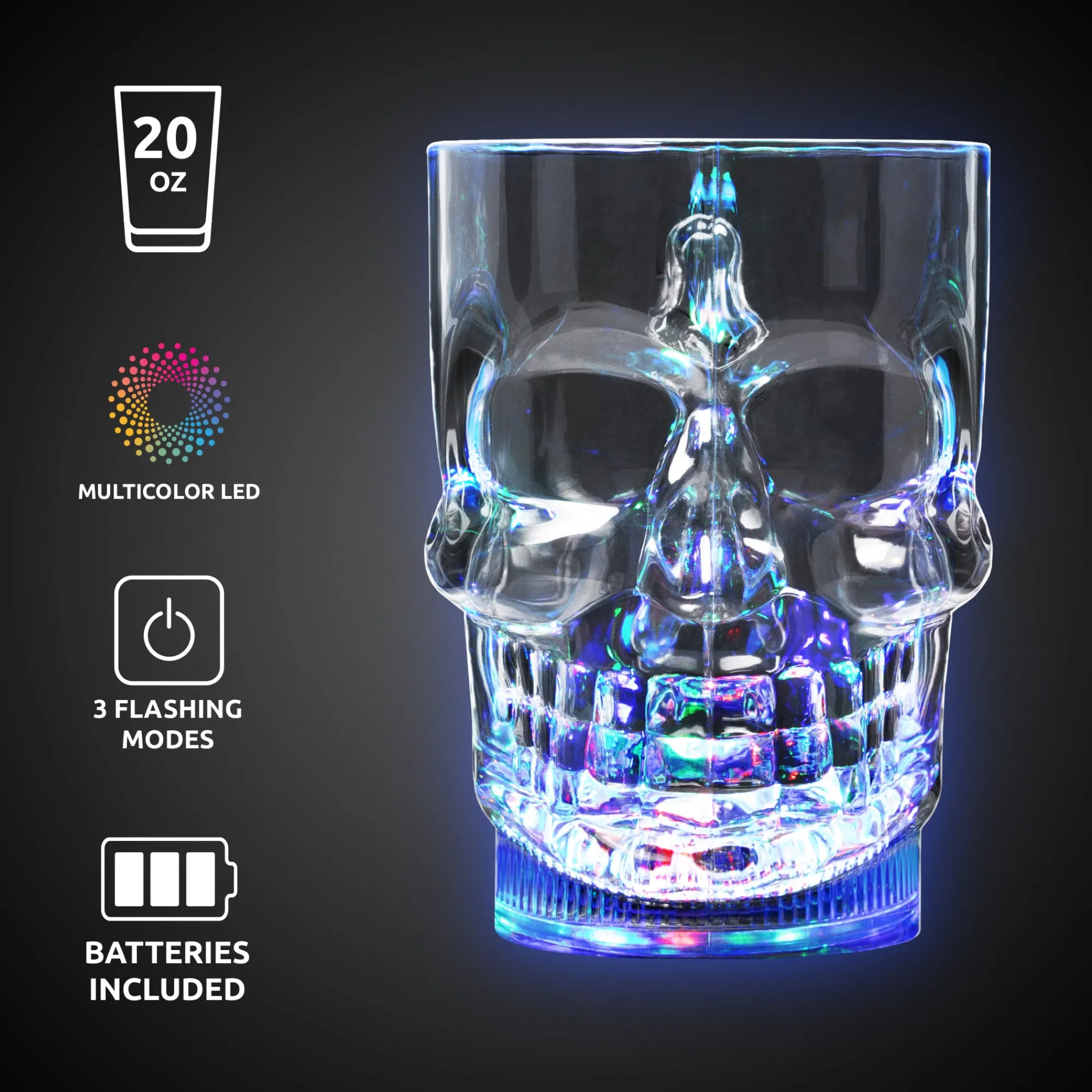 Windy City Novelties LED Skull 20 oz. Cup