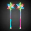 Outlet Windy City Novelties LED Snowflake Disco Ball 15" Wands Retail Display