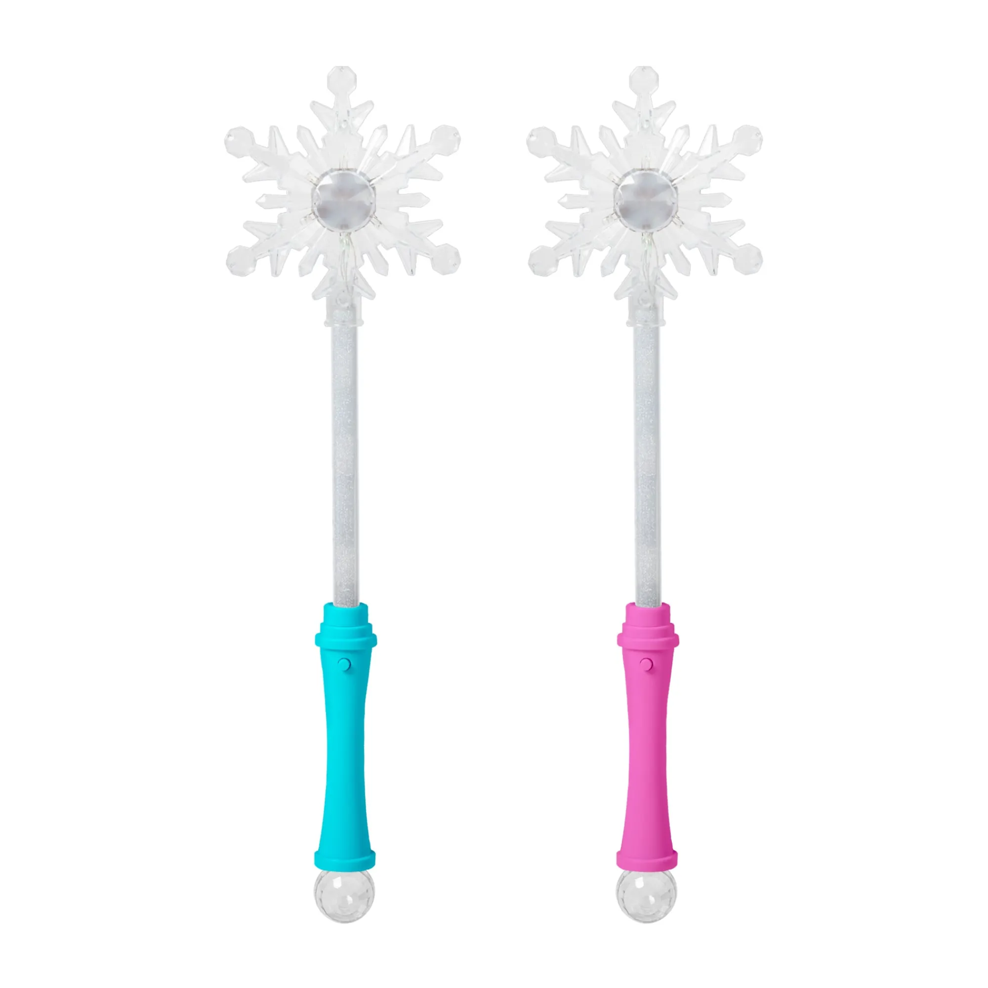 Outlet Windy City Novelties LED Snowflake Disco Ball 15" Wands Retail Display