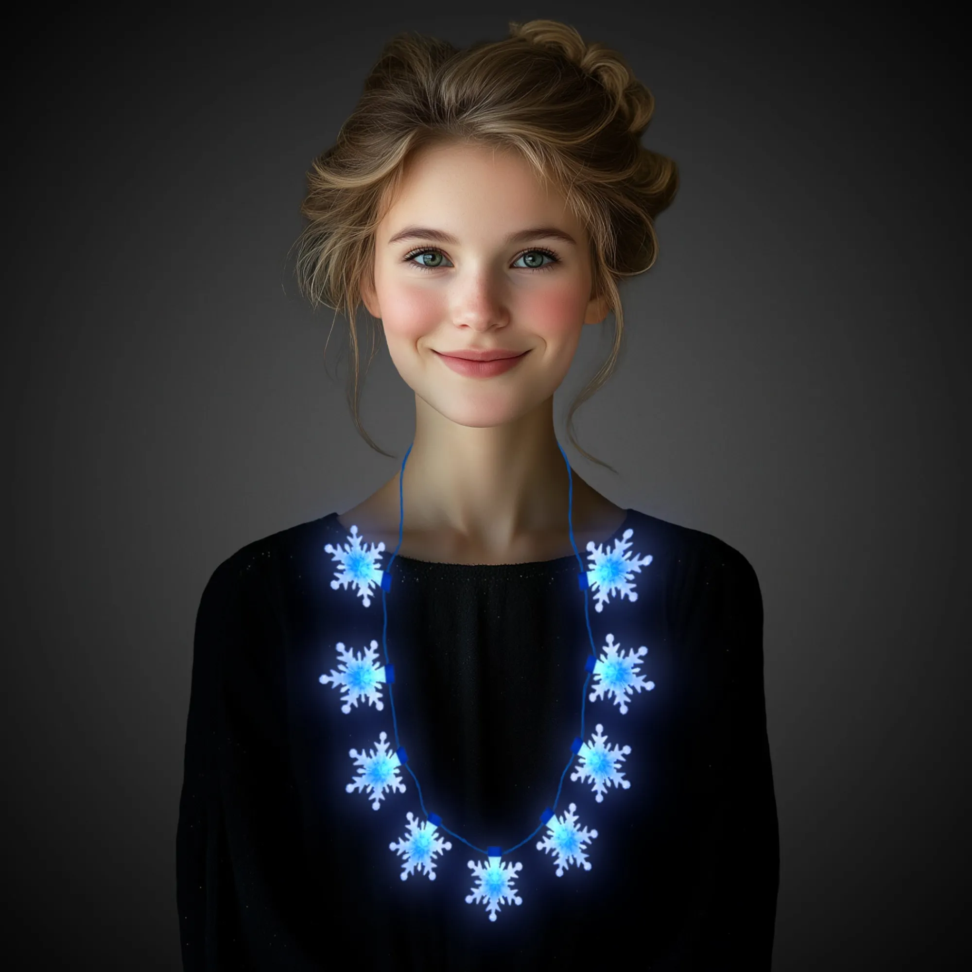 New Windy City Novelties LED Snowflake Necklace
