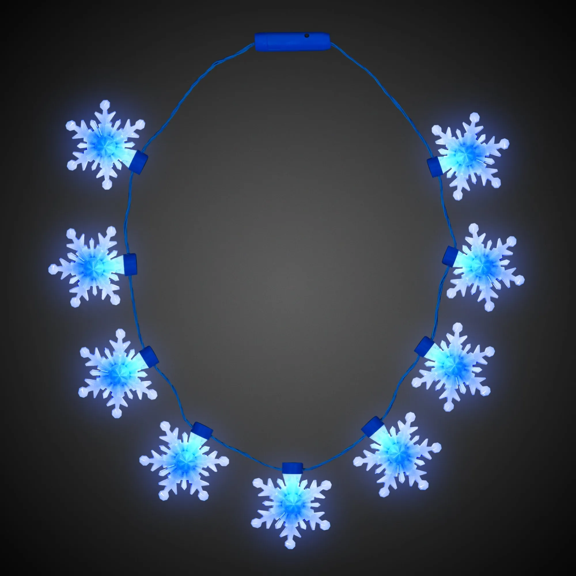 Online Windy City Novelties LED Snowflake Necklaces Retail Display