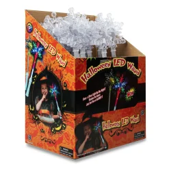 Hot Windy City Novelties LED Snowflake Wands Retail Display