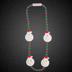 Outlet Windy City Novelties LED Snowman Bead Necklace
