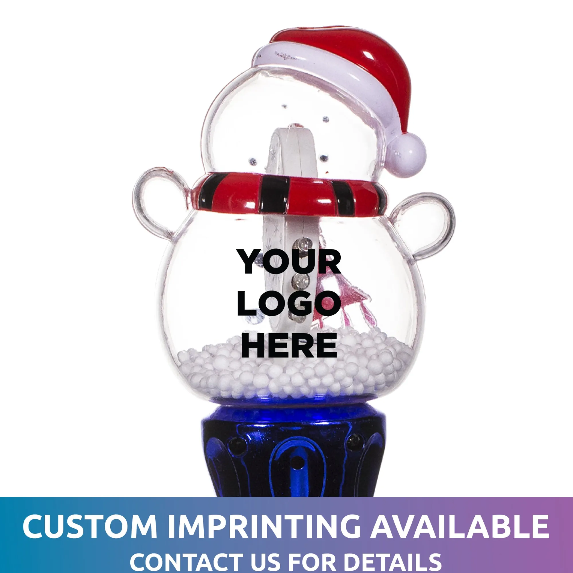 New Windy City Novelties LED Snowman Spinner Wand