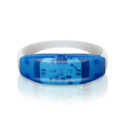 Windy City Novelties LED Sound-Activated Stretchy Bracelet Blue