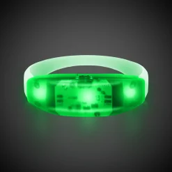Outlet Windy City Novelties LED Sound-Activated Stretchy Bracelet Green