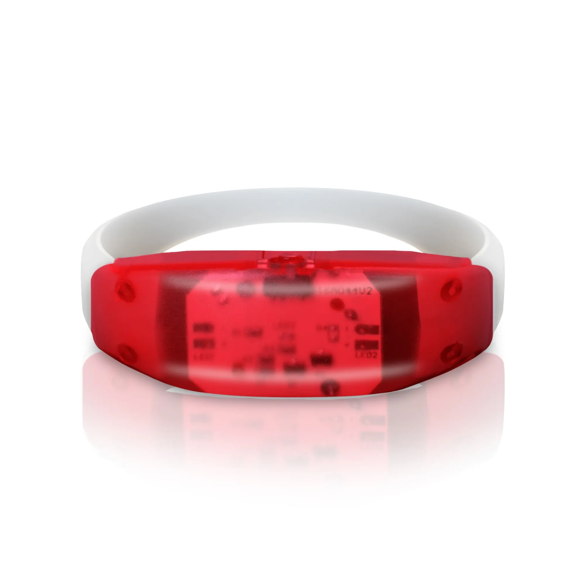 New Windy City Novelties LED Sound-Activated Stretchy Bracelet Red