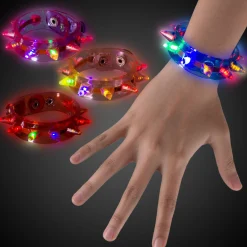 Hot Windy City Novelties LED Spike Bracelets