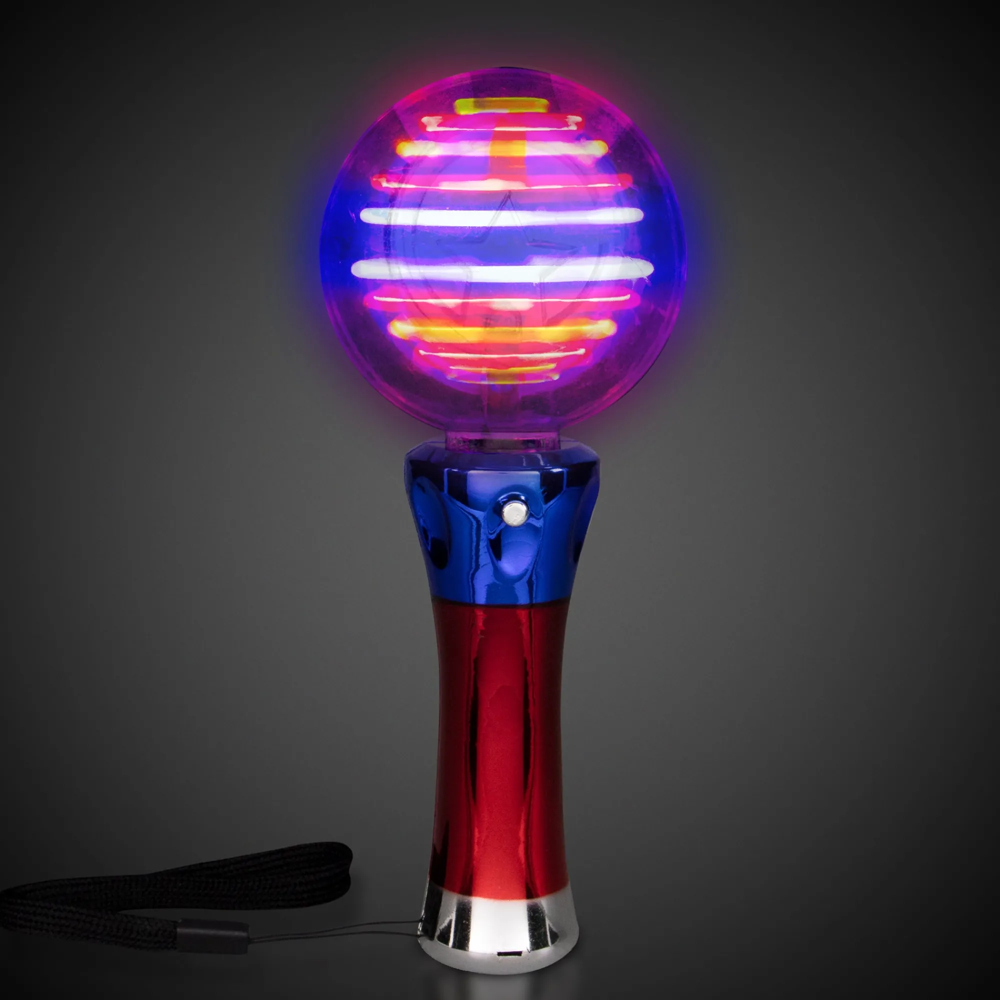 New Windy City Novelties LED Spinner Ball Wand