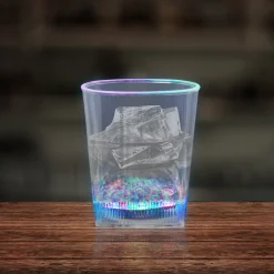 Best Windy City Novelties LED Square Bottom 10 oz. Rocks Glass