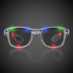 Hot Windy City Novelties LED Square Frame Sunglasses