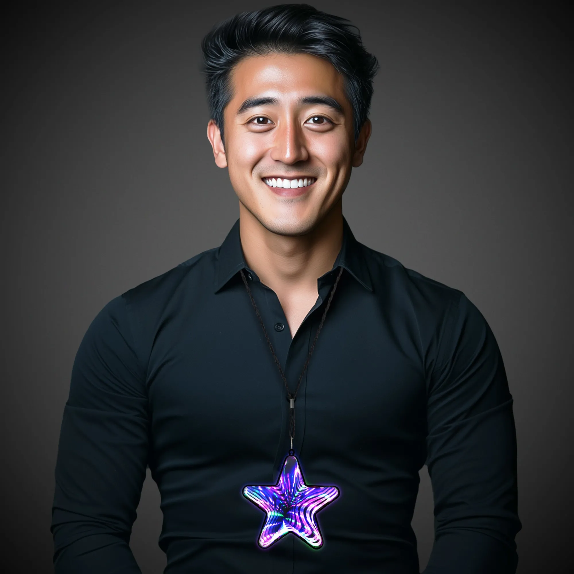 Windy City Novelties LED Star Time Tunnel Necklace
